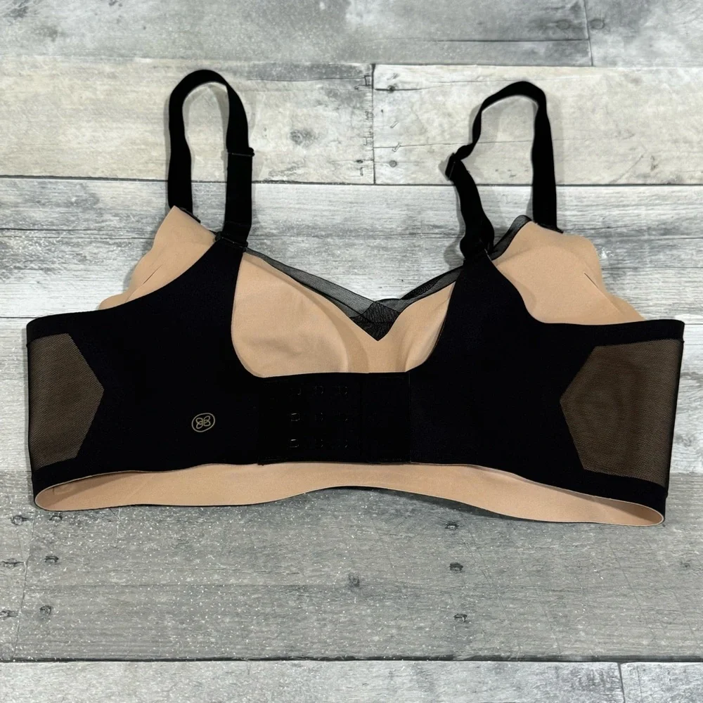 HONEYLOVE CROSSOVER WIRELESS BRA - BLACK  - SIZE - SMALL - Picture 2 of 5